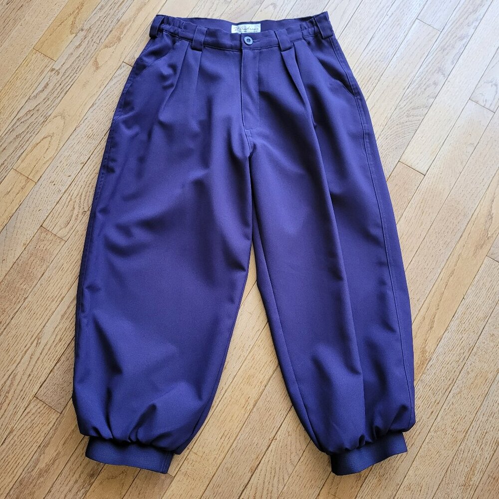 St. Andrews Traditional Golfwear Golf Pants Knickers Purple Plum 28